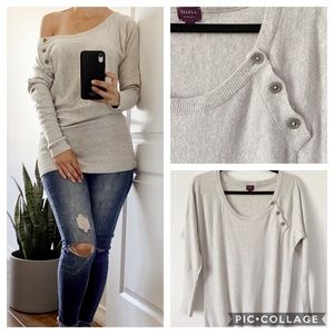 Aritzia off the shoulder sweater